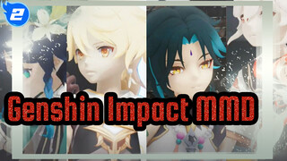 [Genshin Impact/MMD] Venti&Xiao&Kazuha&Aether - Sand Planet_C2