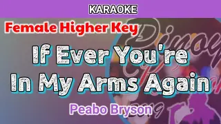 If Ever You're In My Arms Again by Peabo Bryson (Karaoke : Female Higher Key)