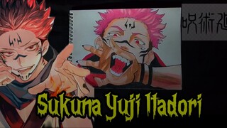 Drawing sukuna Yuji part2