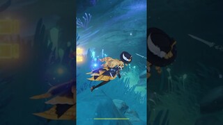 Genshin is Now an Underwater HORROR Game! #genshinimpact #funny