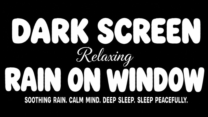 I Could Stay by This Window Listening to the Rain for Hours 🌧️🪟 | Peaceful Rain Sounds for Sleep