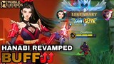 New Update Hanabi Revamped Buff Gameplay - Mobile Legends Bang Bang