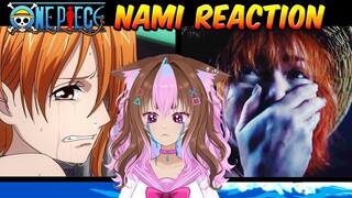 Nami stabs her arm REACTION | One Piece Anime Live Action