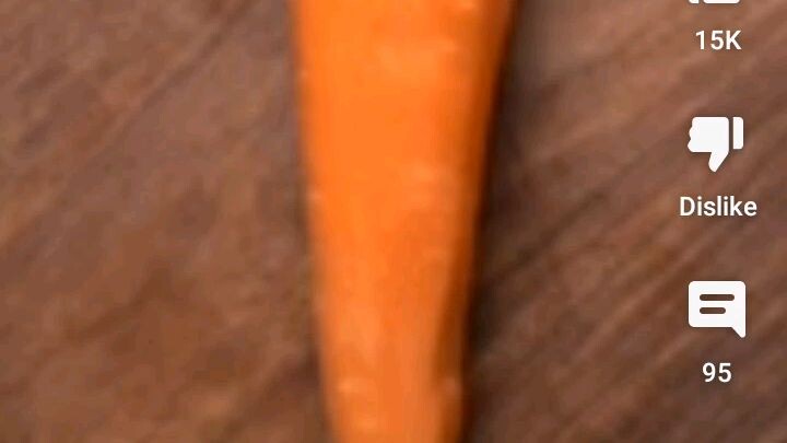 garnishing carrot 🥕