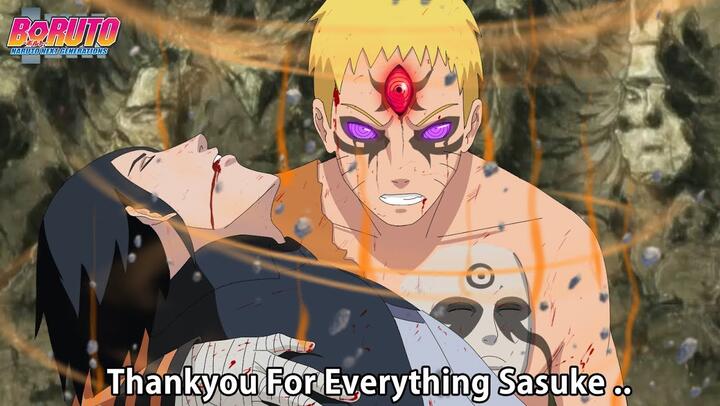 Naruto's Anger to See Sasuke's Death - Sasuke's Last Gift for Naruto to Take his Revenge