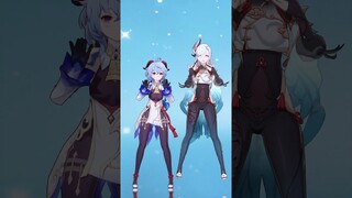 Ganyu Shenhe 愛包ダンスホール 【Genshin Impact MMD】 #ganyu #shenhe