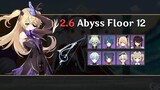 【2.6 New Abyss】4 Star Team | Abyss Floor 12 - [Genshin Impact]