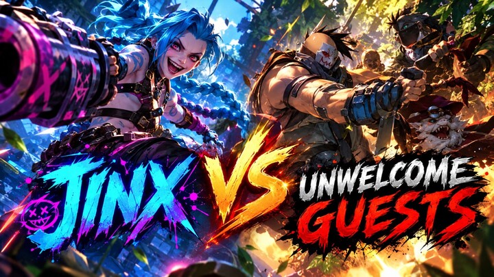 JINX VS unwelcome GUESTs Legends Of Runtera