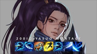 THE ULTIMATE 200 IQ YASUO MONTAGE - Best Yasuo Plays 2019