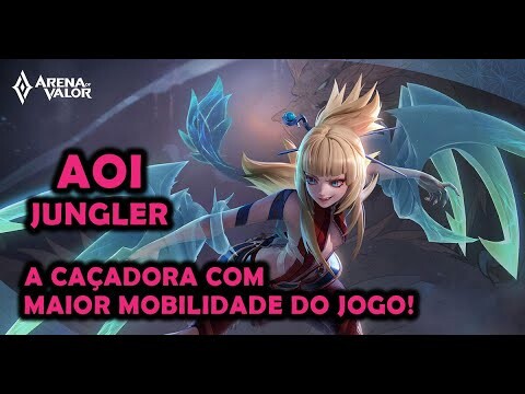 AoV: AOI JUNGLER | A CAÇADORA COM MAIOR MOBILIDADE DO JOGO! | ARENA OF VALOR | ROV | AOV