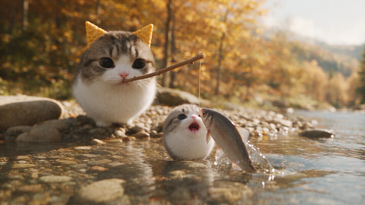 Crispy Corn Cat | Having hot pot again today!