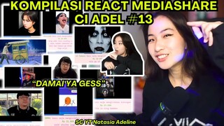 KOMPILASI MEDIASHARE CI ADEL #13 "BTW... SELAMAT SENIN" #reaction #adeline #viral  #deankt #jkt48