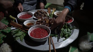 MÂM CƠM CÚNG ĐỘNG THỔ CỦA NGƯỜI THÁI TÂY BẮC