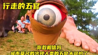 你敢相信吗，城市中莫名地出现许多人类的五官，真是太可怕了