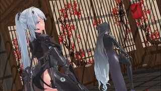 【PUNISHING GRAY RAVEN】[MMD] BIANCA AND KOTACHI SEXY DANCE