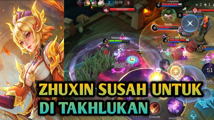 PAKE HERO INI, MUSUH AUTO GABISA GERAK | GAMEPLAY ZHUXIN MLBB