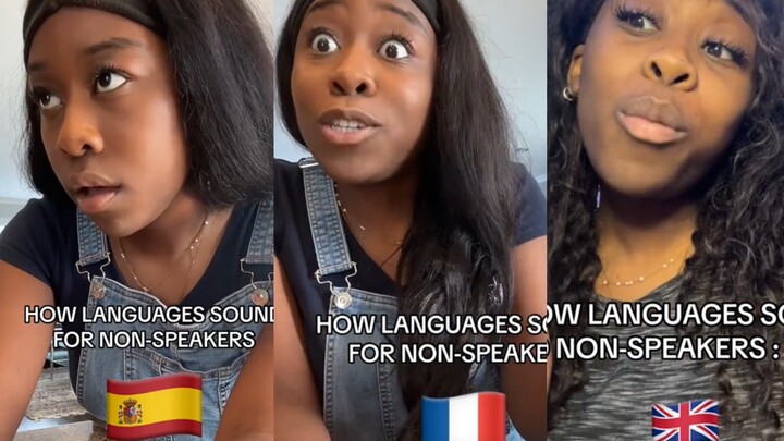 How it feels when non-native speakers hear a foreign language:
