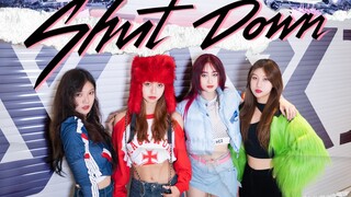 假如YG只用0.01%的预算拍SHUT DOWN？BLACKPINK新曲MV帧复刻作 素人低成本大制作翻拍【SKD王牌飞行员】