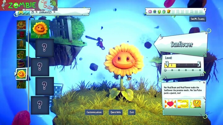 ZOMBIE ĐẦU TIÊN DÙNG SÚNG 6 NÒNG SẤY HẾT CÁC CÂY PLANT KHỔNG LỒ P8