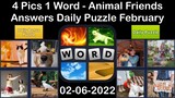 4 Pics 1 Word - Animal Friends - 06 February 2022 - Answer Daily Puzzle + Bonus Puzzle