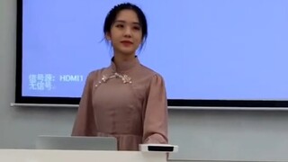 我...喜欢...我的老师！
