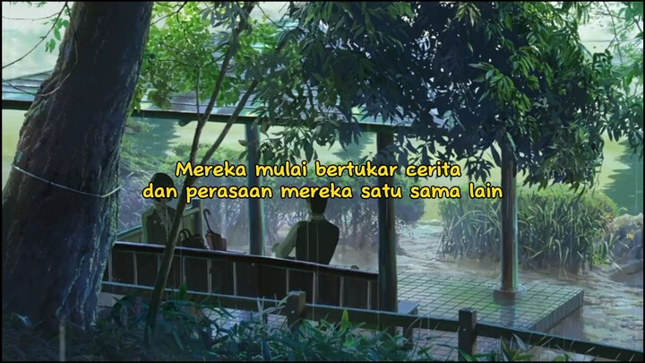 REKOMENDASI ANIME MOVIE SANTAI , SEDIH - The Garden Of Words