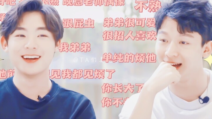 [Late and Later‖Wanyue] "He was already following me around and calling me brother when he was 14." 