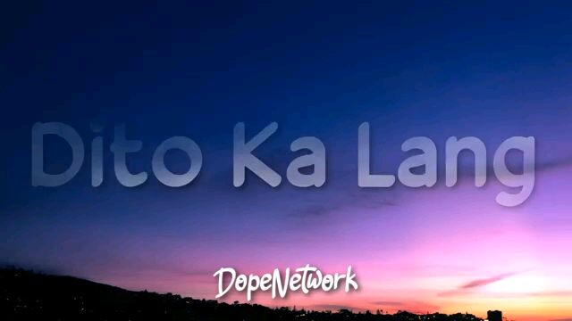 Dito Ka Lang by Moira Dela Torre (lyrics)