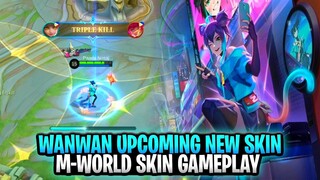 Wanwan Upcoming New M-World Skin Gameplay | Mobile Legends: Bang Bang