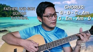 FATHER AND SON | Guitar Tutorial for Beginners