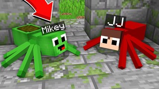 JJ And Mikey Were KIDNAPPED And TURNED Into SPIDERS in Minecraft Maizen
