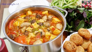 BÚN CHẢ CHAY / LẨU CHẢ CHAY - Bí quyết nấu Món BÚN Chay thơm ngon đặc biệt by Vanh Khuyen