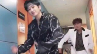【李赫宰  银赫】发带赫！！！好欢乐的加油舞