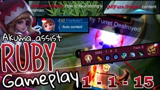 How to face Chang'e | RUBY Gameplay | Mobile legend