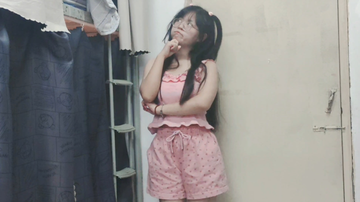 趁舍友不在宿舍偷偷录舞うに！