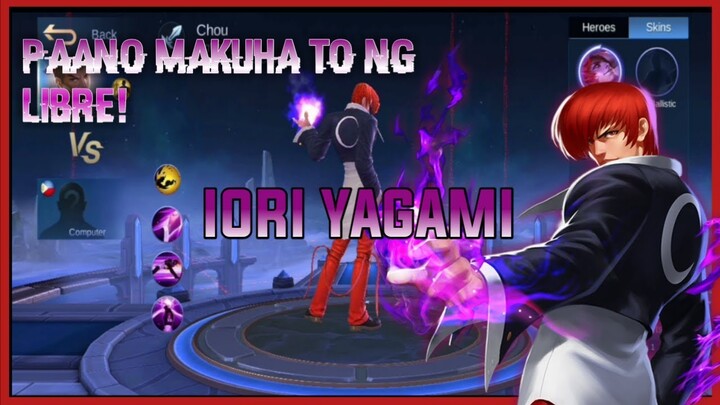 SCRIPT CHOU IORI YAGAMI SKIN TUTORIAL MOBILE LEGENDS