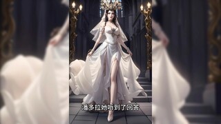 美杜莎女王婚纱照  绝美  萧炎有福啦