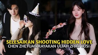 Selesaikan Shooting Hidden Love, Chen Zheyuan Rayakan Ultah Zhao Lusi