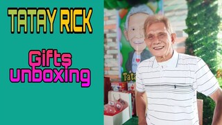 TATAY RICK : GIFTS UNBOXING