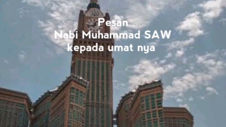 nabi muhammad bersadah untuk kita❤