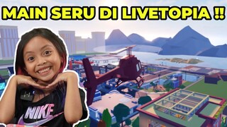 PERTAMA KALI LEIKA PETUALANGAN DI KOTA LIVETOPIA ROBLOX SERU