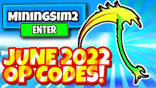 JUNE *2022* ALL NEW SECRET OP CODES In Mining Simulator 2! Roblox MINING SIMULATOR 2 Codes