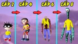 GTA 5 - Fan bảo tôi tiến hóa Nobita Zombie từ bé xíu đến Xác sống kháng thể khổng lồ | GHTG