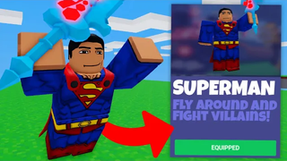 ฉันกลายเป็น SUPERMAN KIT ใน Roblox BedWars