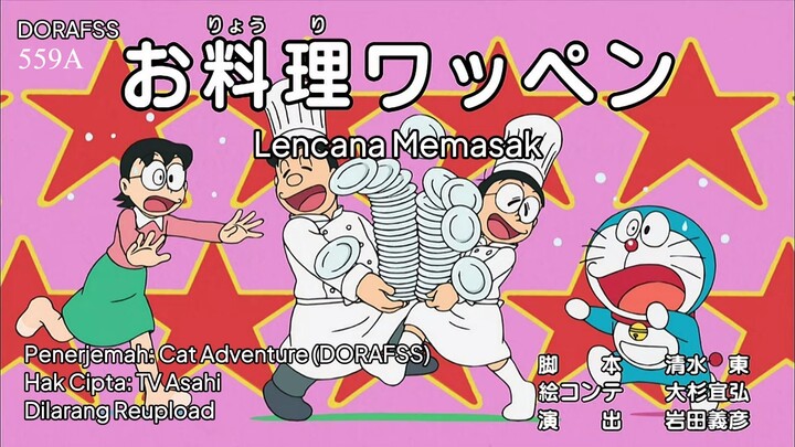 Doraemon Terbaru Sub Indo 559A: Lencana Memasak