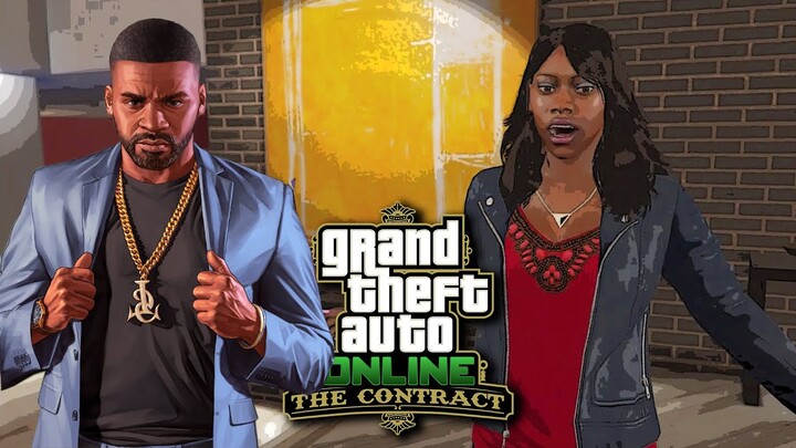 Franklin Balikan Terus Nikah Sama Tanisha (Canon) | GTA Online Contract DLC