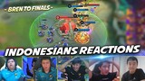 INDONESIAN PRO and STREAMERS REACTIONS after AP BREN DEFEATED RRQ in SEMI FINALS . . . 🤯