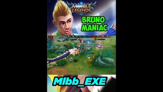 Bruno MANIAC -Mobile legends #shorts