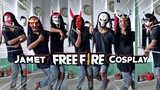 Cosplay Jamet Versi Freefire || Manusia Topeng #jamet #cosplay