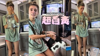 因为给小猫喂了狗粮而超自责🥹